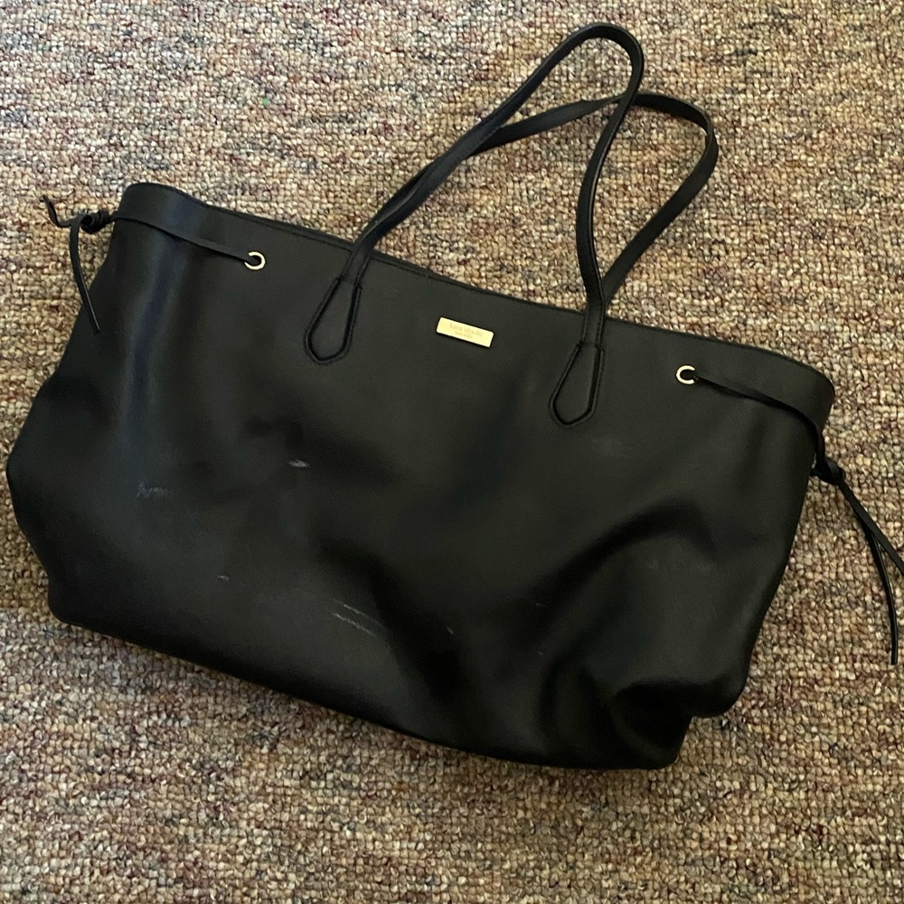 Kate Spade Oversized Tasseled Black Tote